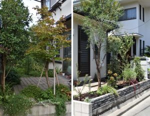 造園工事／藤沢市／　ガーデニングを楽しむ庭へ造園・庭リフォーム　