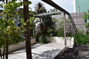 造園工事・植栽／横浜市／　庭部屋でグランピング